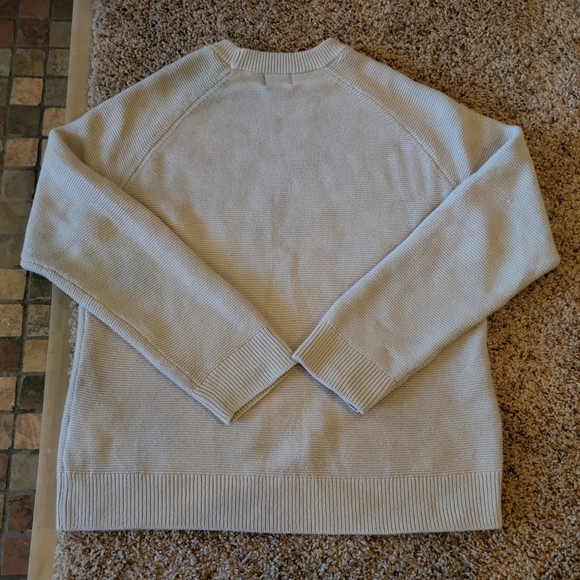 H&M Men's Cream Sweater L - Picture 3 of 8